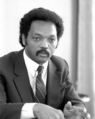 Framed Art Jesse Jackson, 1983 by McMahan Photo Archive | 10 x 8