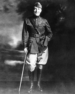 Framed Art US WWI Ace Edward Vernon Rickenbacker, c. 1917-20 by McMahan Photo ...
