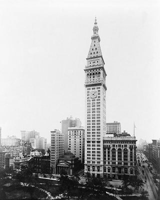Framed Art Metropolitan Life Building, NYC, 1911 by McMahan Photo Archive