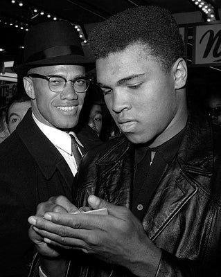 Framed Art Muhammad Ali and Malcolm X, NYC, March 1, 1964 by McMahan Photo Arc...