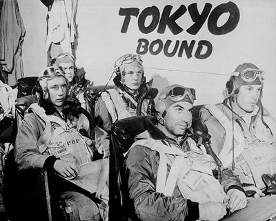 Framed Art WWII Pilots, Tokyo Bound, February 17, 1945 by McMahan Photo Archive