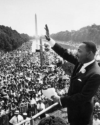 Framed Art Martin Luther King Jr., March on Washington, August 28, 1963 by McM...