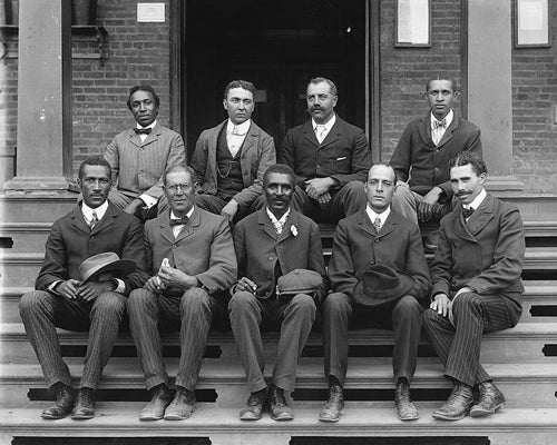 Framed Art George Washington Carver & Staff Portrait, 1902 by McMahan Photo Ar...