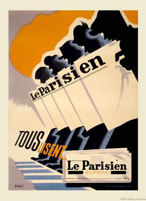 Le Parisien Wall Art | 36 x 24 Fine Art Print