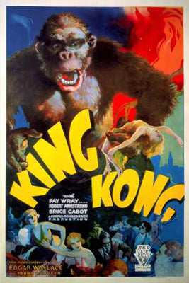 King Kong, 1933 (Style A) Wall Art | 36 x 24 Fine Art Print