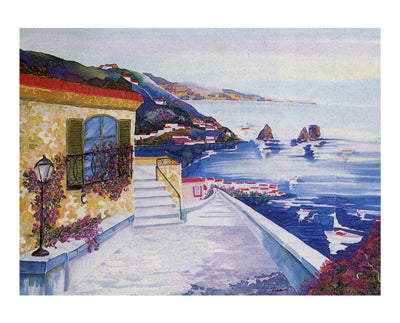 View of Capri by Constance Byrd | 22 x 28 Fine Art Print