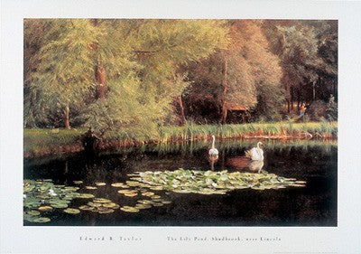 The Lily Pond, Shudbrook, Near Lincoln by Edward R. Taylor