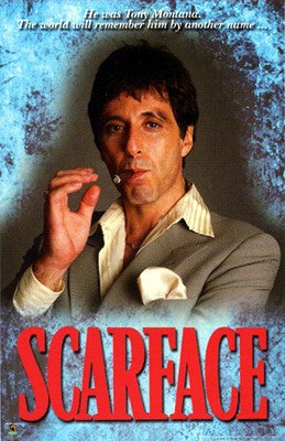 Scarface, Tony Montana Wall Art | 20 x 16 Fine Art Print