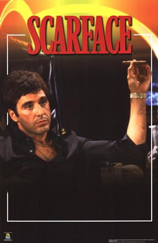 Scarface, In Chair Wall Art | 20 x 16 Fine Art Print