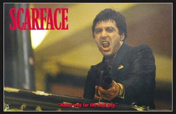 Scarface, Make Way for the Bad Guy Wall Art | 24 x 36 Fine Art Print