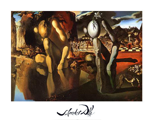 Framed Art Metamorphosis of Narcissus by Salvador Dalí | 22 x 28