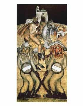 Battle Dance by Diego Rivera | 28 x 22 Fine Art Print