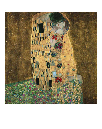 The Kiss by Gustav Klimt | 28 x 22 Fine Art Print