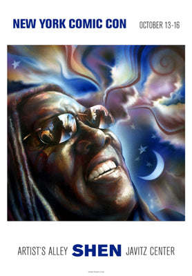 Clarence Clemons: Friend of Mine by Shen | 20 x 13 7/8 Fine Art Print