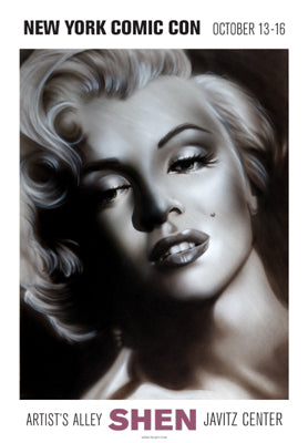 Marilyn, Silver by Shen | 20 x 13 7/8 Fine Art Print