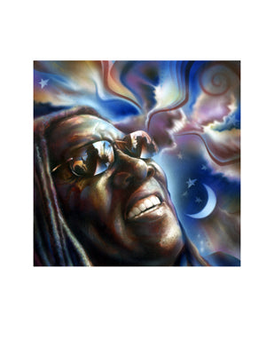 Framed Art Clarence Clemons: Friend of Mine by Shen | 22 x 17