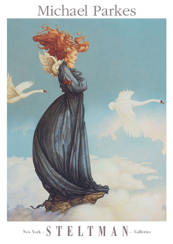 Circus Memories (detail) by Michael Parkes | 33 3/8 x 23 5/8 Fine Art Print