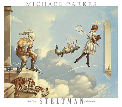 Framed Art Desert Dream by Michael Parkes | 27 ½ x 31 3/8