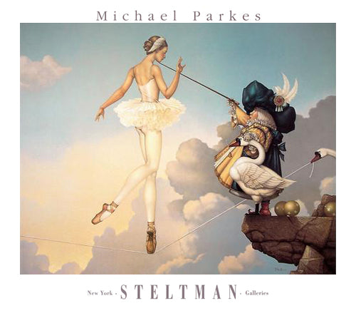 Framed Art Leda’s Daughter by Michael Parkes | 27 ½ x 31 3/8
