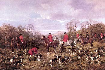 Autumn Meeting by Heywood Hardy | 24 x 33 Fine Art Print