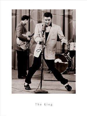The King (Elvis Presley) Wall Art | 32 x 24 Fine Art Print