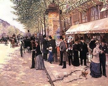 On the Boulevard by Jean Beraud | 20 x 24 Fine Art Print