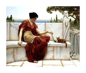 Time to Play by John William Godward | 20 x 24 Fine Art Print