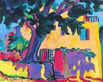 A Shady Corner by Gerry Baptist | 20 x 24 Fine Art Print