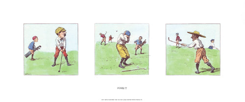 Fore!!! by A.B. Frost | 8 x 19 ½ Fine Art Print
