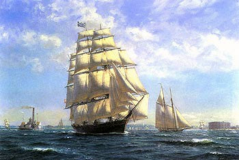 The 'Challenge' Leaving New York in the 1850's by Roy Cross