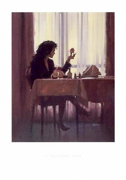 A Valentine Rose by Raymond Leech | 27 x 20 Fine Art Print