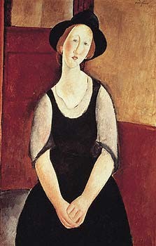 Portrait of Thora Klinchowstrom by Amedeo Modigliani