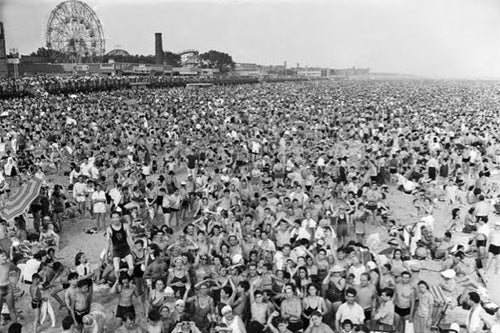 Coney Island, 1940 by Bettmann Archive | 24 x 36 Fine Art Print