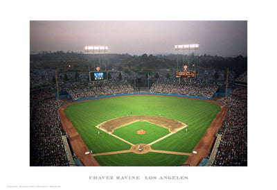 Chavez Ravine, Los Angeles by Ira Rosen | 13 x 19 Fine Art Print
