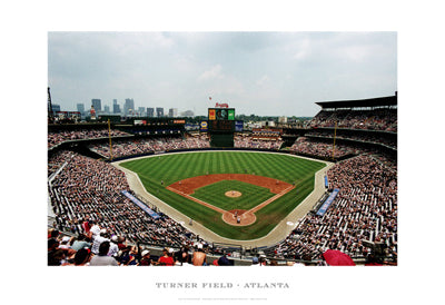 Framed Art Turner Field, Atlanta by Ira Rosen | 13 x 19