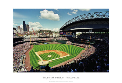 Framed Art Safeco Field, Seattle by Ira Rosen | 13 x 19