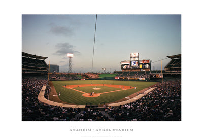 Framed Art Anaheim, Angel Stadium by Ira Rosen | 13 x 19