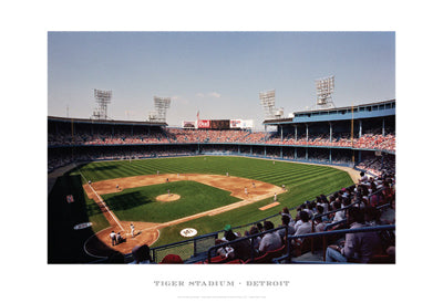 Framed Art Tiger Stadium, Detroit by Ira Rosen | 13 x 19