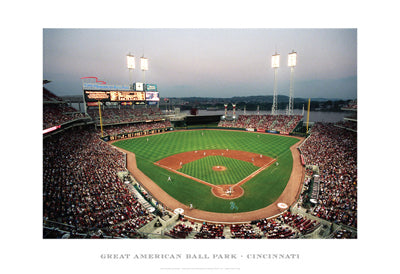 Framed Art Great American Ballpark by Ira Rosen | 13 x 19