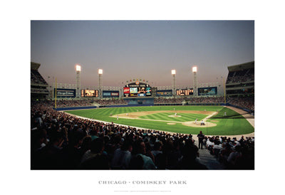 Framed Art Chicago, Comiskey Park by Ira Rosen | 13 x 19