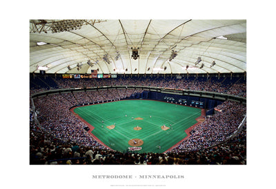 Framed Art Metrodome, Minneapolis by Ira Rosen | 13 x 19