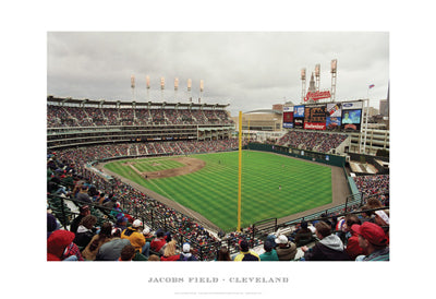 Framed Art Jacobs Field, Cleveland by Ira Rosen | 13 x 19