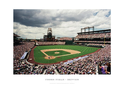 Framed Art Coors Field, Denver by Ira Rosen | 13 x 19
