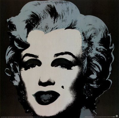 Framed Art Marilyn Monroe, 1967 (Black) by Andy Warhol | 25 5/8 x 25 5/8 Art P...