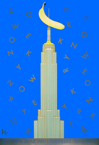 Framed Art New York by Razzia - Gérard Courbouleix-Deneriaz | 35 ¾ x 24 ¼ Art ...