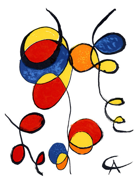 Framed Art Spirales by Alexander Calder | 15 x 11 ½