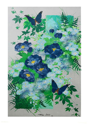 Flutter By by Tatsuo Ito | 34 x 24 Fine Art Print