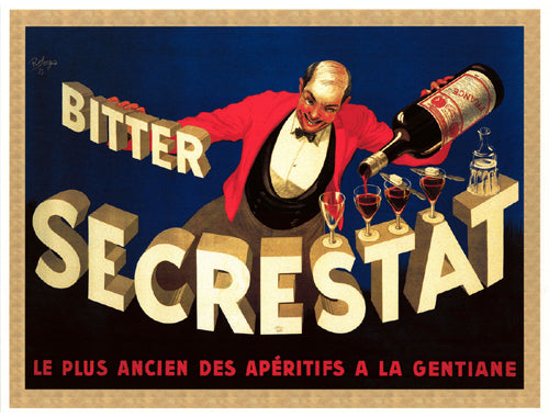 Framed Art Bitter Secrestat by Robys – Robert Wolff | 25 x 33