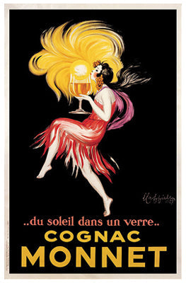 Framed Art Cognac Monnet by Leonetto Cappiello | 18 1/4 x 14 1/4