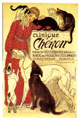 Clinique Cheron by Theophile Alexandre Steinlen | 20 1/2 x 14 1/2 A